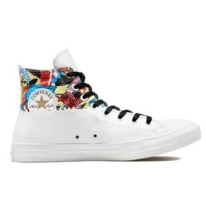Converse (Chuck Taylor) Hi Mi Gente White Shoes Women's Sizes 8 & 10 New 171494C